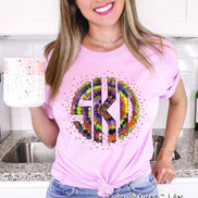 Big Monogram Tie Die Halloween Tee