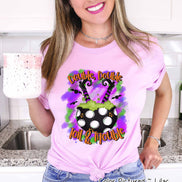 Double Trouble Witch Halloween Tee