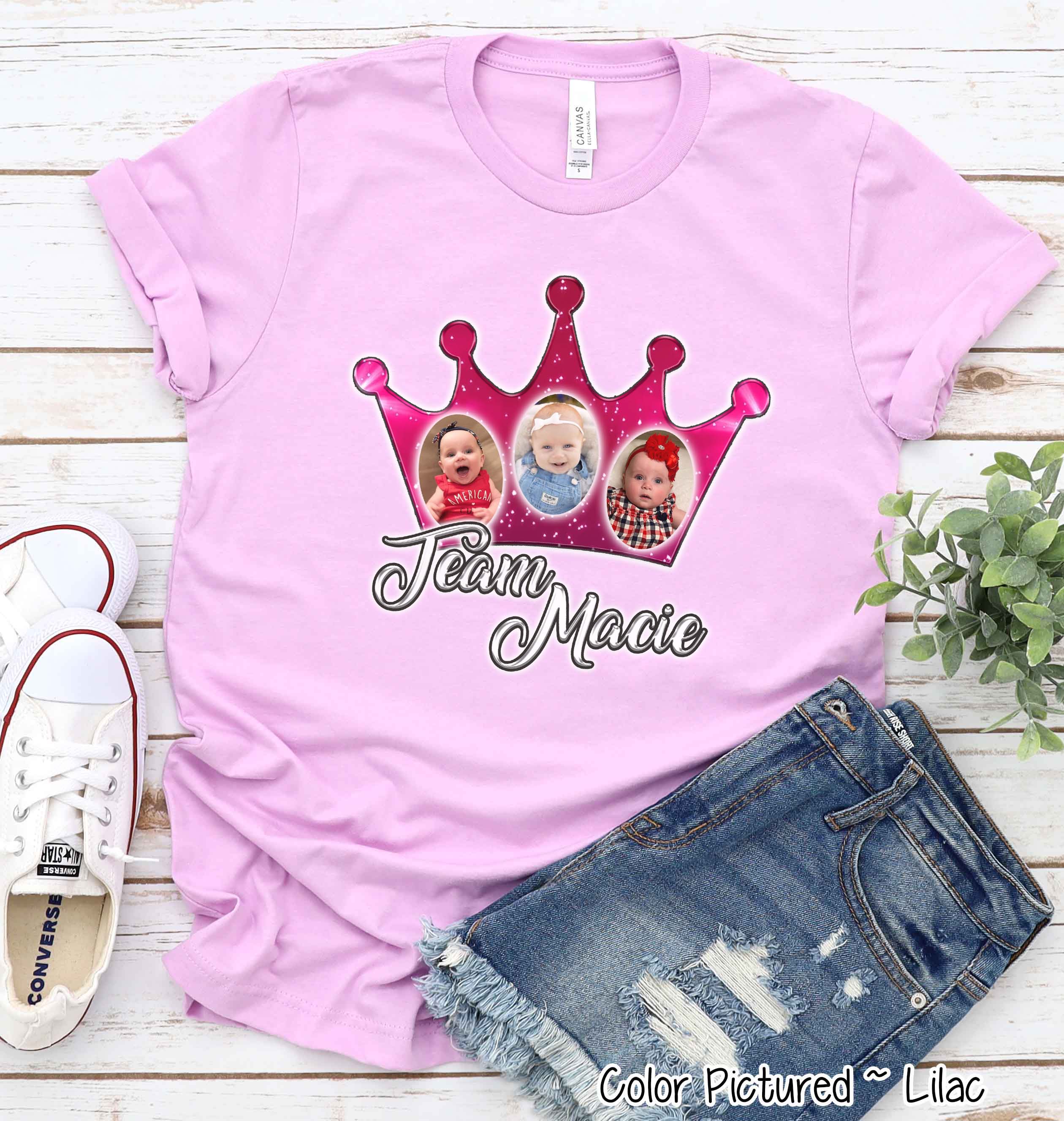 Pageant Crown Team Photo Tee