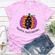 Halloween Fancy Pumpkin Happy Halloween Shirt