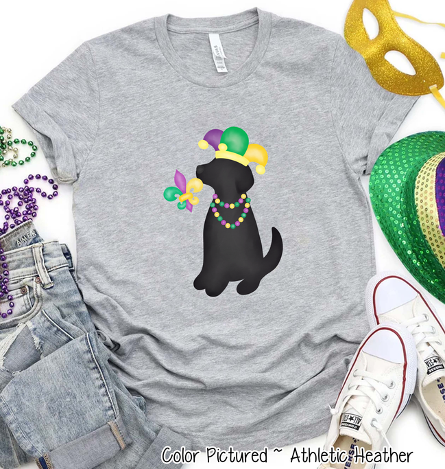 Black Lab Mardi Gras Tee