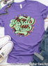 Retro Leopard Mardi Gras Tee