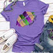 Mardi Gras Lips Tee