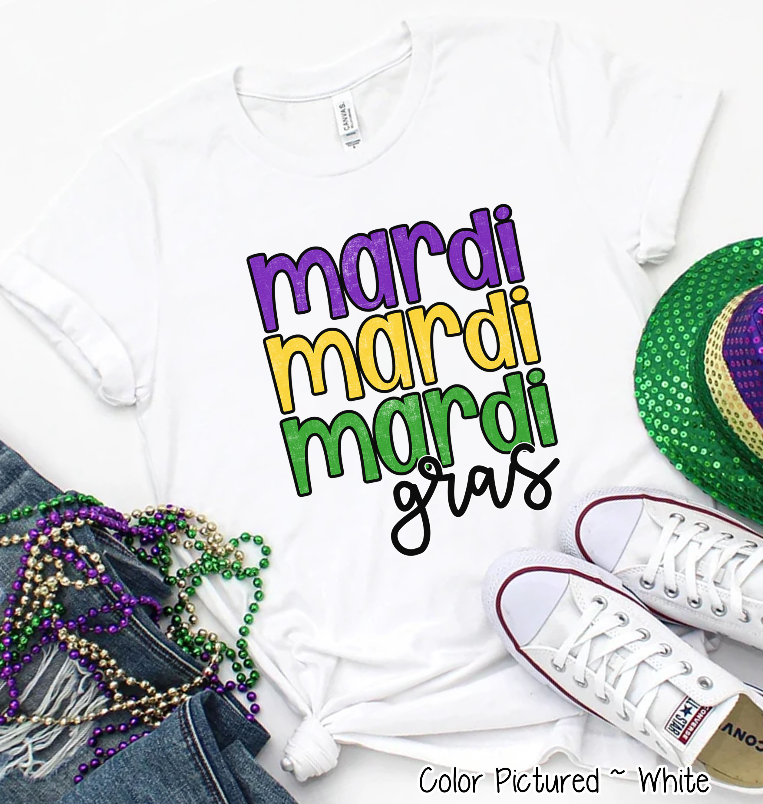 Mardi, Mardi, Mardi Gras Tee