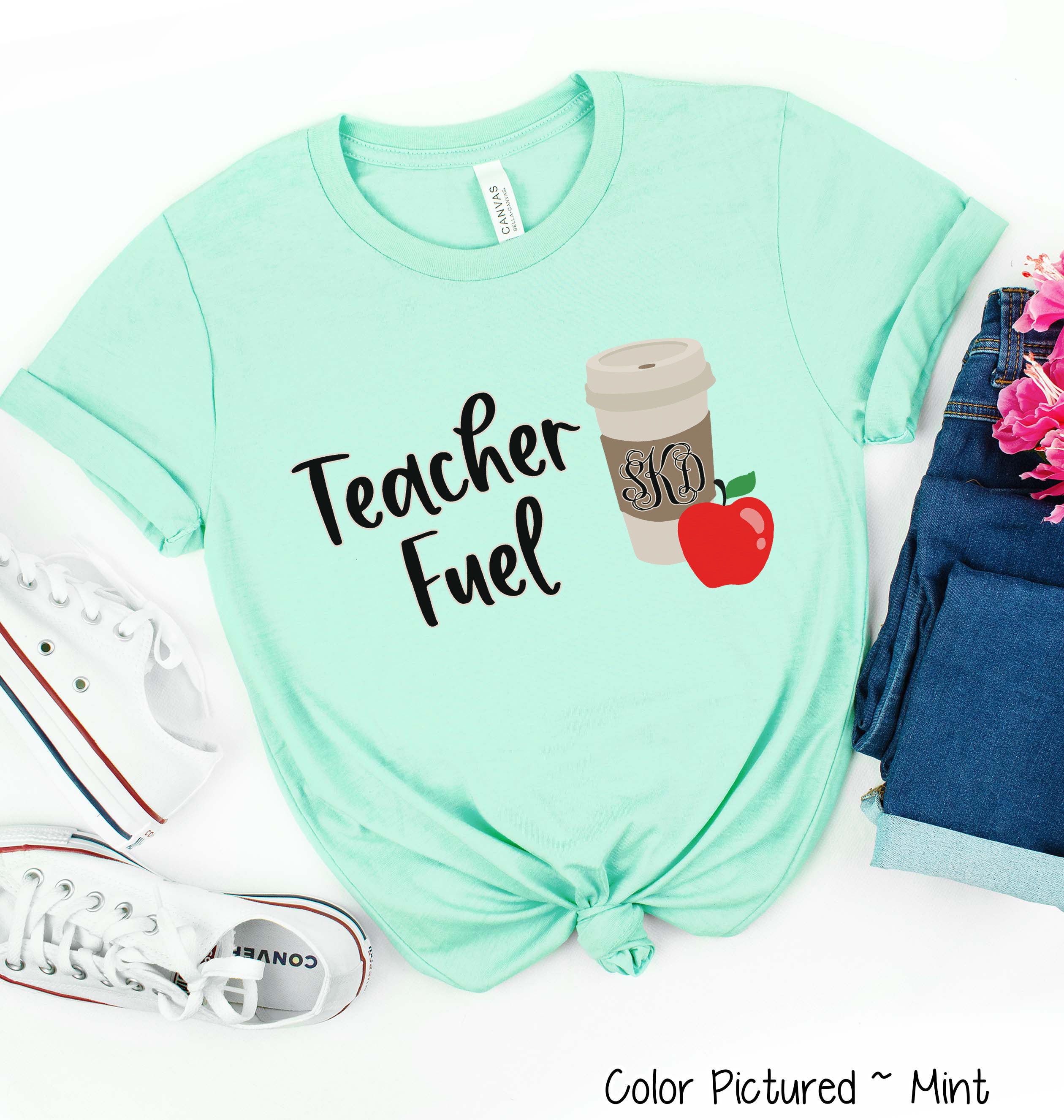 Monogram Teacher Fuel Tee