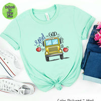 God Will Go Before You Back to School Tee