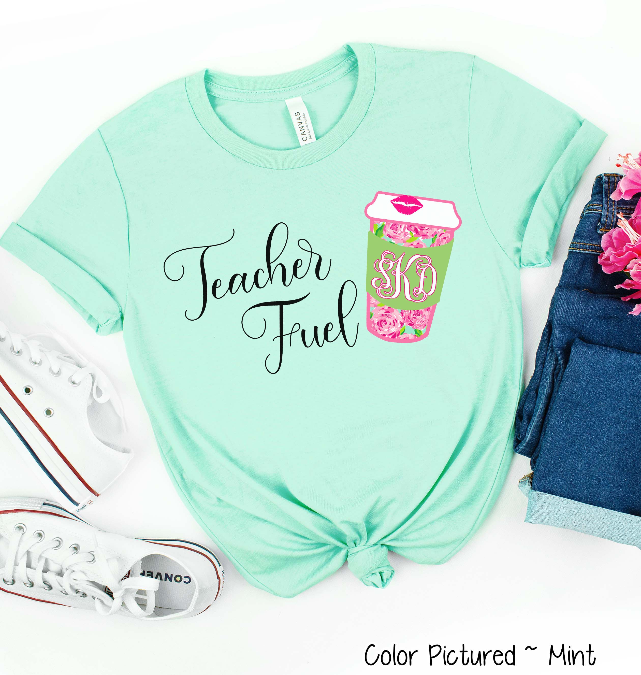 Monogram Lilly Teacher Fuel Tee