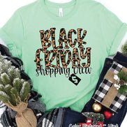Black Friday Shopping Crew Holiday Tee