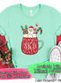 Monogrammed Buffalo Plaid Cristmas Mug Tee