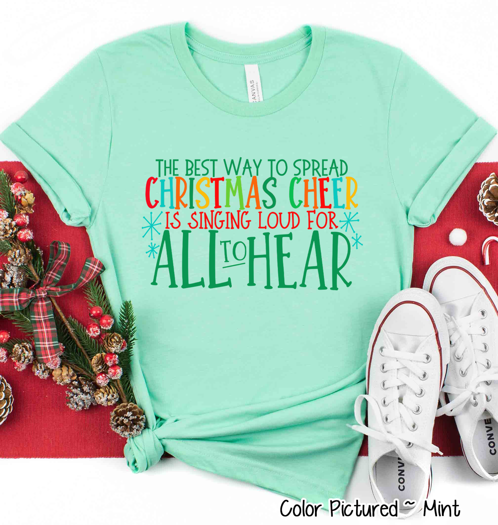 Christmas Cheer Elf Tee