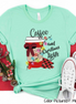 Coffee and Christmas Lights Tee