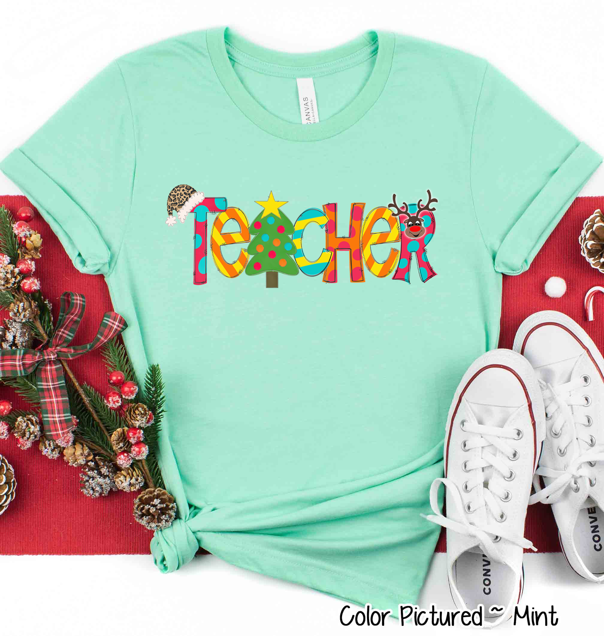 Teacher Christmas Tee