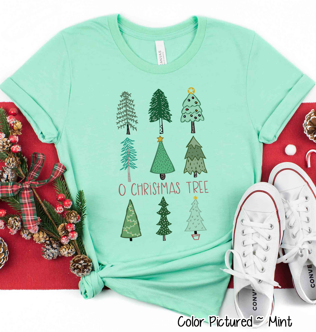 O Christmas Tree Multi Tree Tee