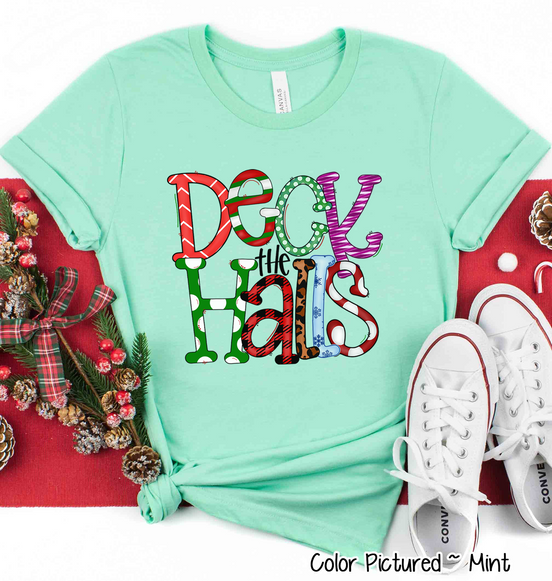 Deck the Halls Christmas Tee