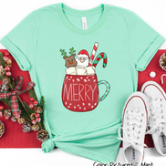 Merry Christmas Coffee Cocoa Hot Chocolate Mug