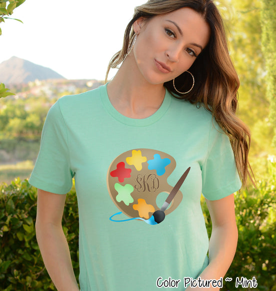 Monogram Artist Palette Tee