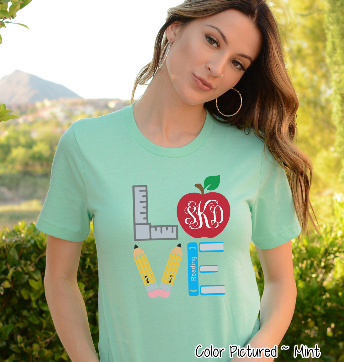 Monogram LOVE School Tools Tee