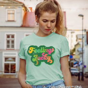 Retro Feeling Lucky St Patricks Day Tee