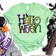 Halloween Doodle Letters Halloween Tee