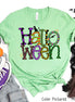 Halloween Doodle Letters Halloween Tee