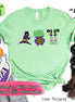 Monogram Witch Icons Halloween Tee