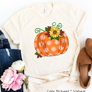 Polka Dot Pumpkin Fall Tee