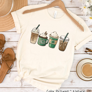 Monogram St Patricks Day Coffee Tee