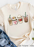 Coffee Latte Teacher Fuel Tee