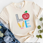 Monogram LOVE School Tools Tee