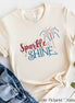 Sparkle and Shine Nostalgic Patriotic Tee