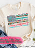 Patriotic Junky Flag Monogram Tee