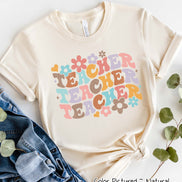 Distress Teacher Tee