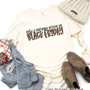 Only A Morning Person on Black Friday Funny Holiday Tee