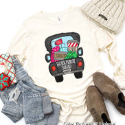 Black Friday Squad Truck Holiday Tee