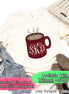 Monogrammed Christmas Mug Tee