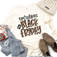 Operation Black Friday Funny Holiday Tee