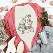 Penguin Christmas Tree Tee