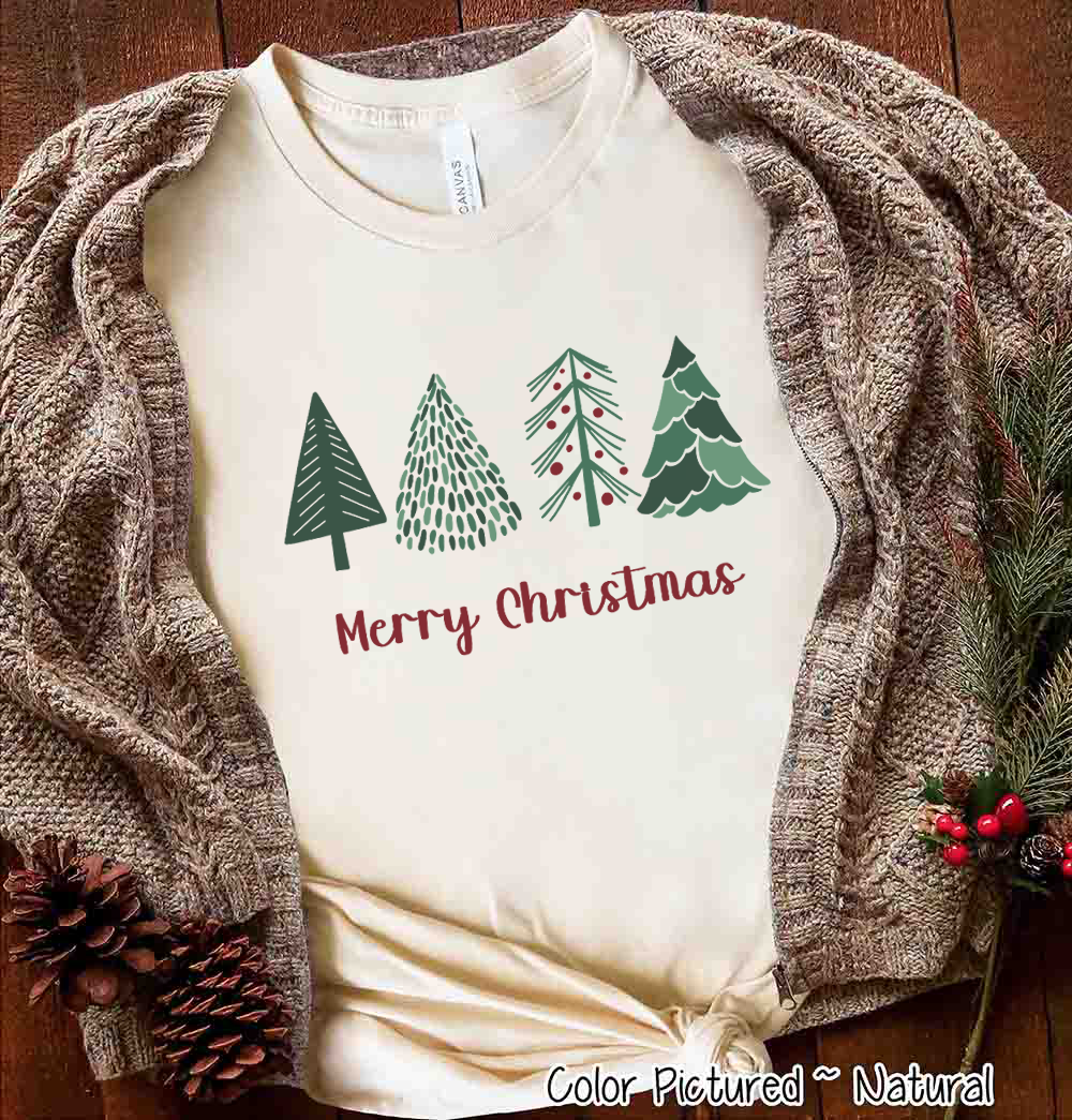 Minimalist Christmas Tree Tee