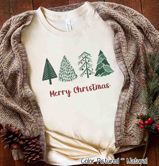 Minimalist Christmas Tree Tee