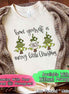 Monogrammed Have Yourself A Merry Little Christmas Tree Tee