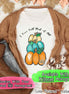 I Love Fall Stack of Monogram Pumpkins Tee