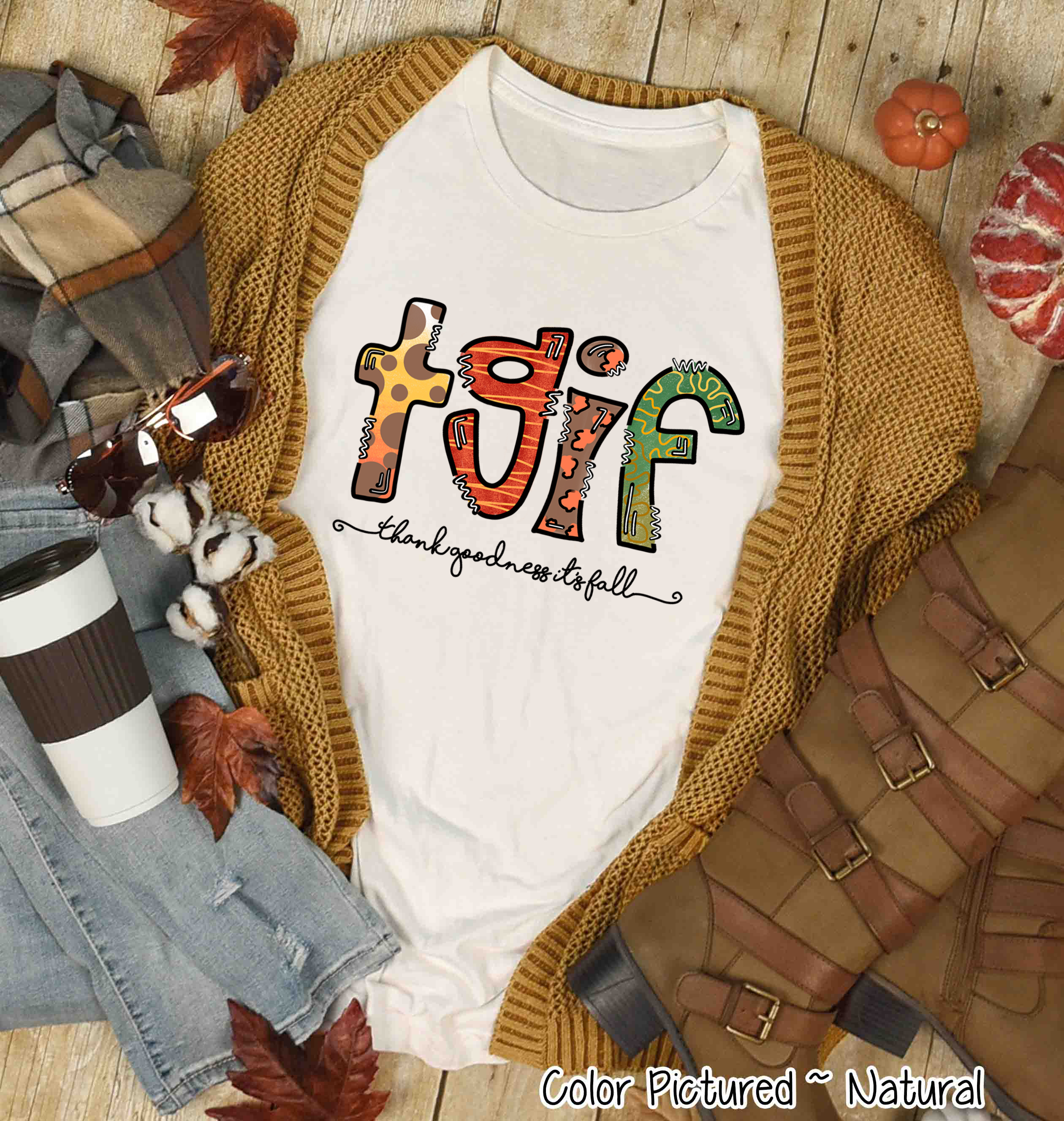 TGIF ~ Thank Goodness It's Fall Tee