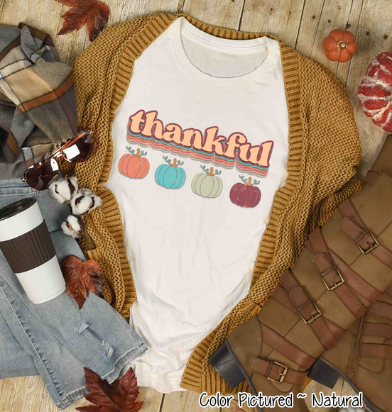 Retro Fall Thankful Tee