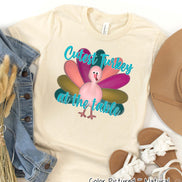 Cutest Turkey at the Table Thanksgiving Tee
