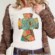 Fall Cross Monogram Tee