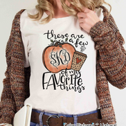 These are a Few of My Favorite Things Monogram Fall Tee