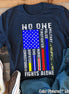 No One Fights Alone First Responder Tee