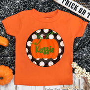 Personalized Halloween Frame with Custom Name Halloween Tee