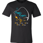 Custom Dad-Father-Papa-Grandpa Keeper Fish Tee