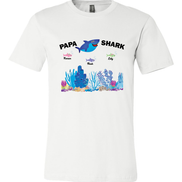 Custom Mama-Daddy-Grandma-Grandpa Baby Shark Tee - Too Cute Custom Designs